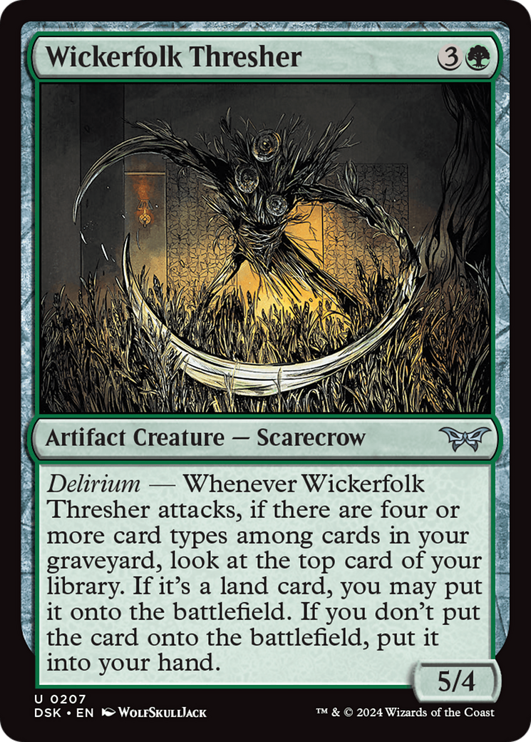 Wickerfolk Thresher (207) [Duskmourn: House of Horror] - Deck Out Gaming