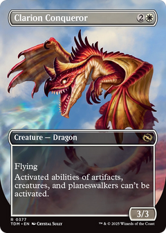 Clarion Conqueror (Borderless) (377) [Tarkir: Dragonstorm] - Deck Out Gaming