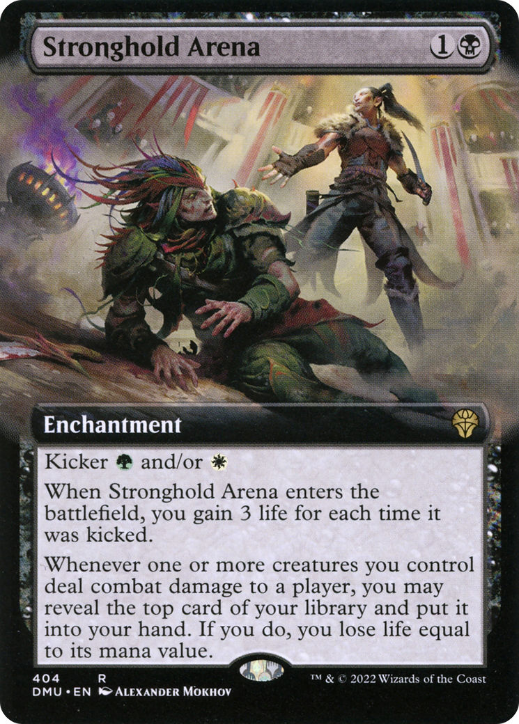 Stronghold Arena (Extended Art) (404) [Dominaria United] foil - Deck Out Gaming
