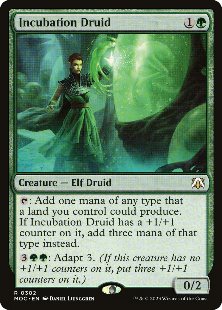 Incubation Druid (302) [March of the Machine Commander] - Deck Out Gaming