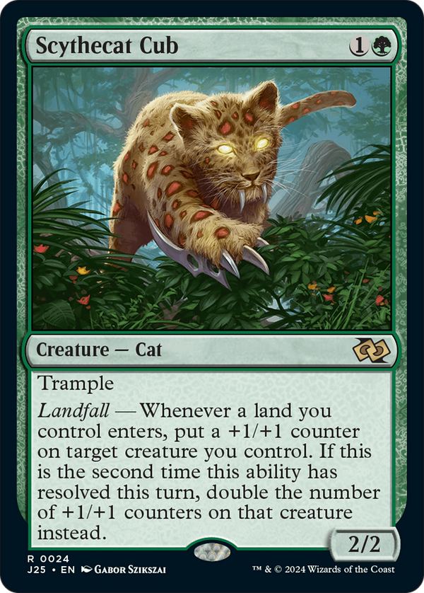 Scythecat Cub (24) [Foundations Jumpstart] - Deck Out Gaming
