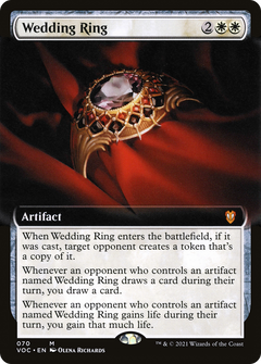 Wedding Ring (Extended Art) (70) [Commander: Innistrad: Crimson Vow] - Deck Out Gaming