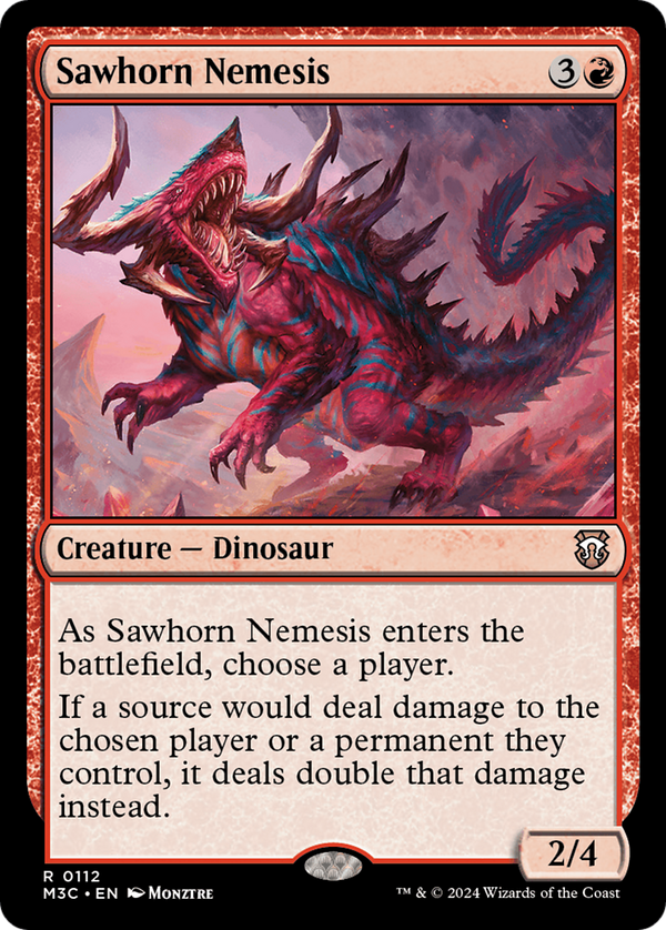 Sawhorn Nemesis (112) [Modern Horizons 3 Commander] - Deck Out Gaming