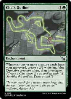 Chalk Outline (157) [Murders at Karlov Manor] foil - Deck Out Gaming