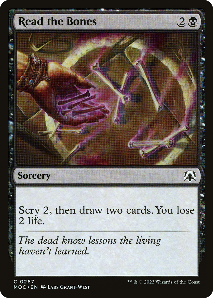 Read the Bones (267) [March of the Machine Commander] - Deck Out Gaming