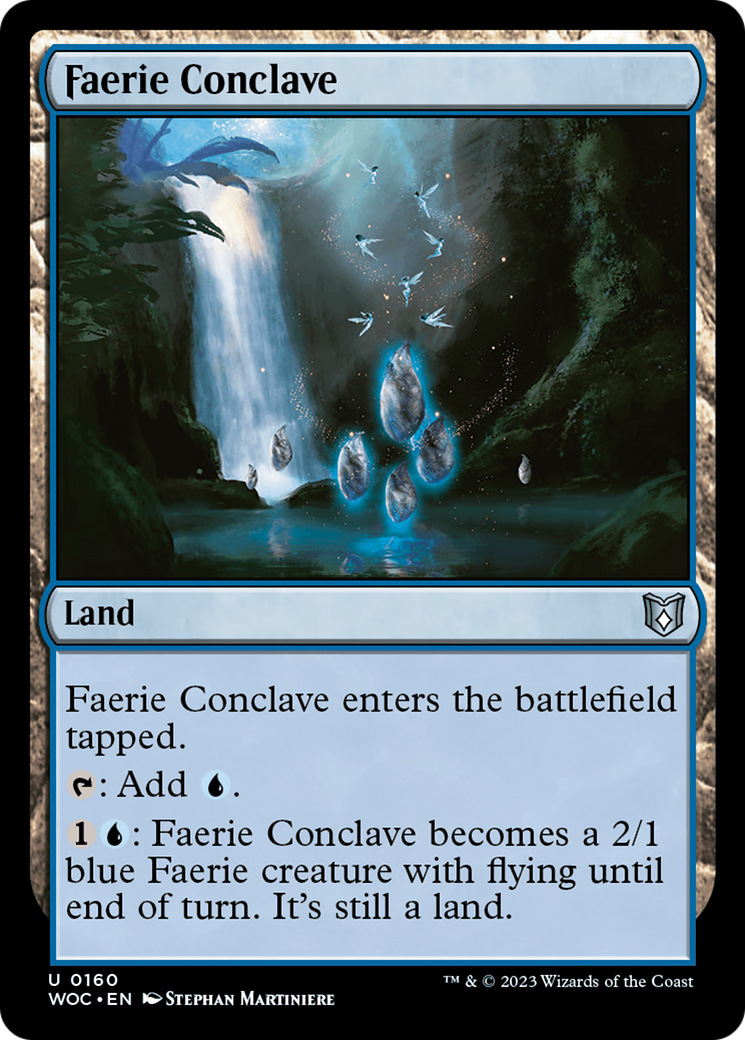 Faerie Conclave (160) [Wilds of Eldraine Commander] - Deck Out Gaming