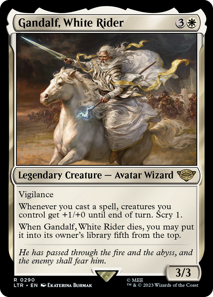 Gandalf, White Rider (290) [The Lord of the Rings: Tales of Middle-earth] - Deck Out Gaming