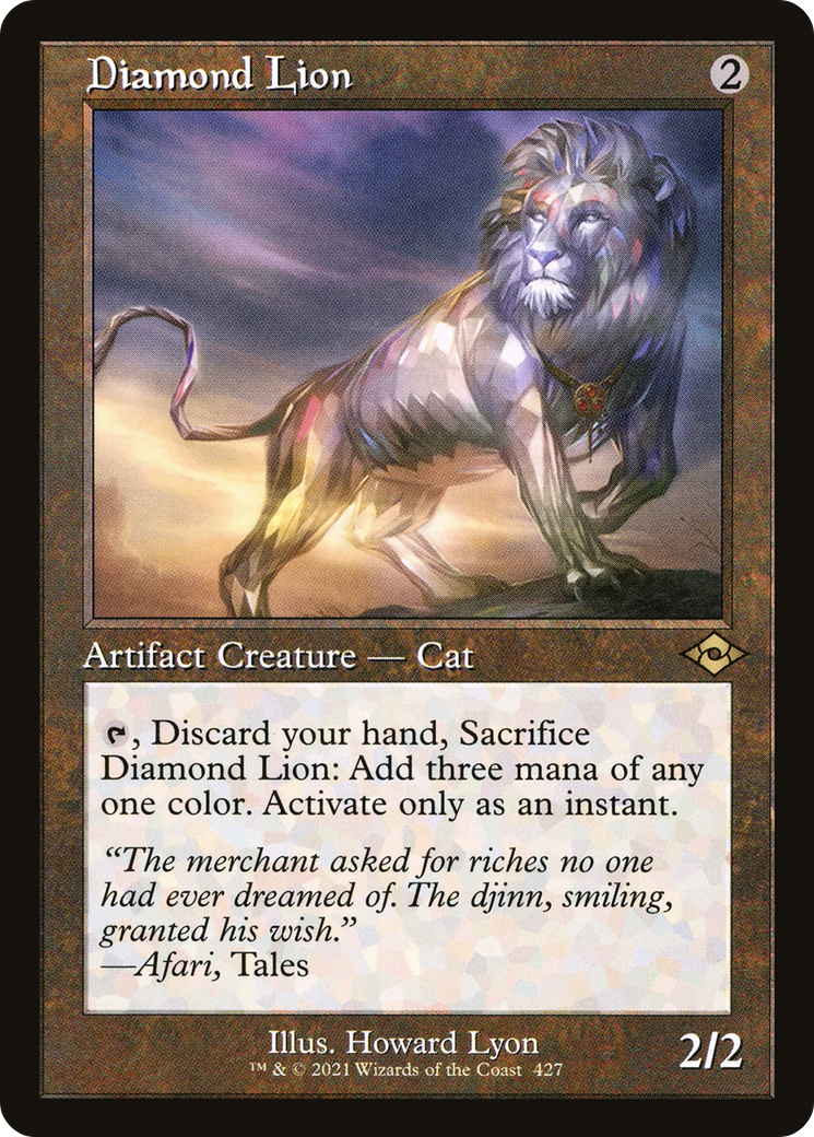 Diamond Lion (Retro Frame) (427) [Modern Horizons 2] - Deck Out Gaming