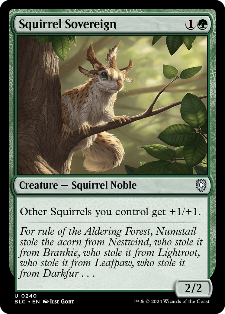 Squirrel Sovereign (240) [Bloomburrow Commander] - Deck Out Gaming