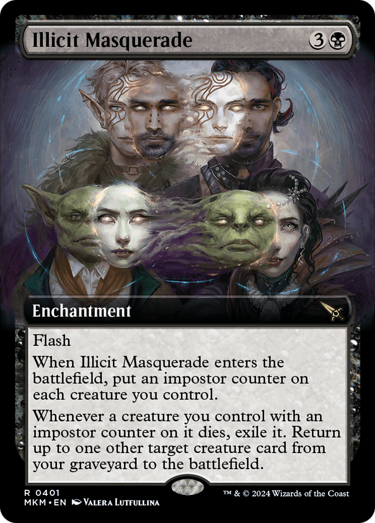 Illicit Masquerade (Extended Art) (401) [Murders at Karlov Manor] - Deck Out Gaming
