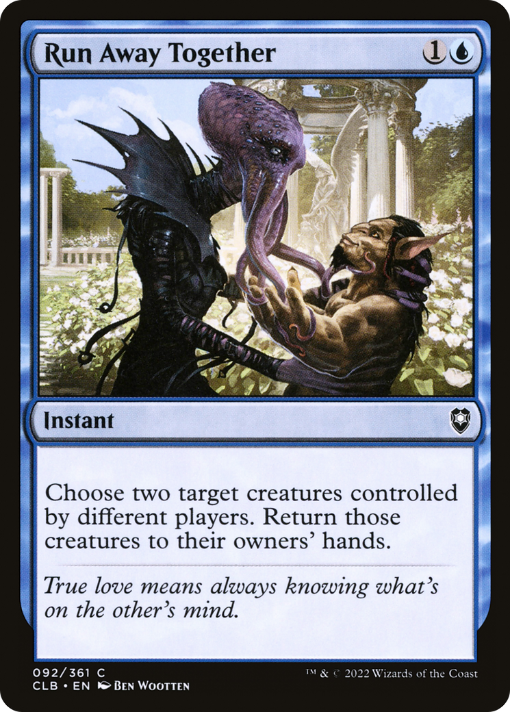 Run Away Together (92) [Commander Legends: Battle for Baldur's Gate] foil - Deck Out Gaming