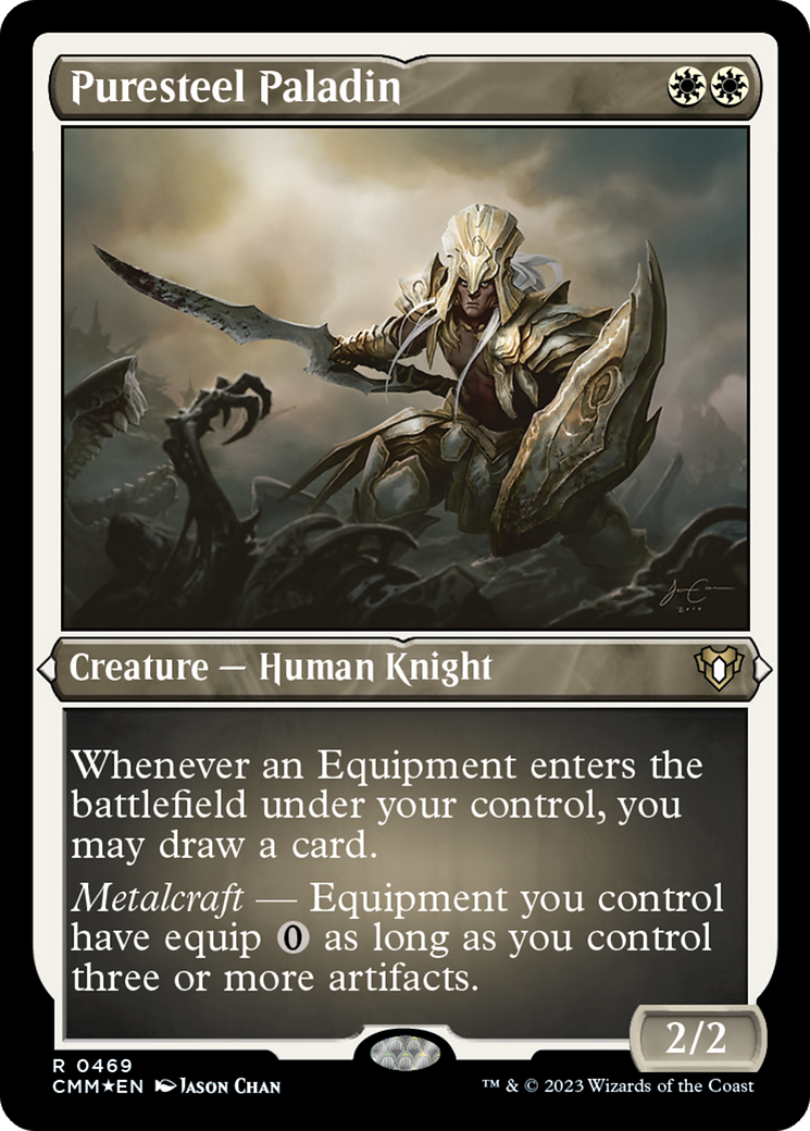 Puresteel Paladin (469) [Commander Masters] etched - Deck Out Gaming