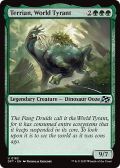 Terrian, World Tyrant (182) [Aetherdrift] foil - Deck Out Gaming