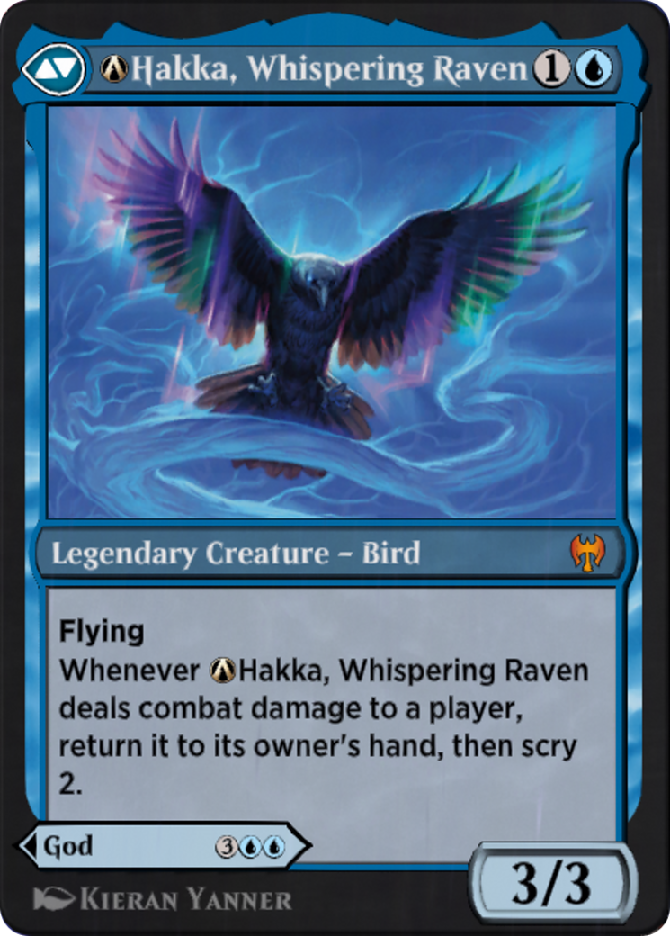 A-Alrund, God of the Cosmos // A-Hakka, Whispering Raven (A-40) [Kaldheim] - Deck Out Gaming