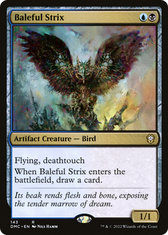 Baleful Strix (143) [Dominaria United Commander] - Deck Out Gaming