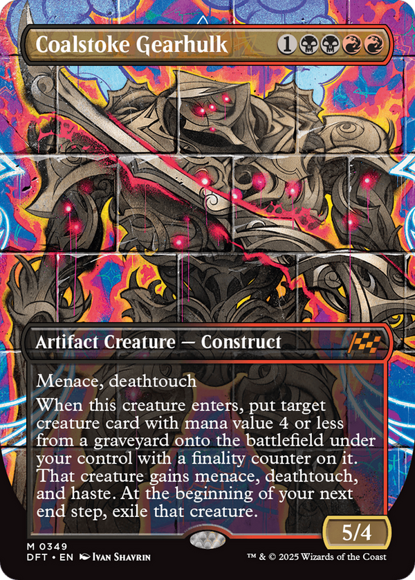Coalstoke Gearhulk (Borderless) (349) [Aetherdrift] - Deck Out Gaming