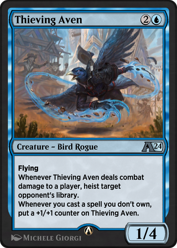 Thieving Aven (8) [Alchemy: Outlaws of Thunder Junction] - Deck Out Gaming