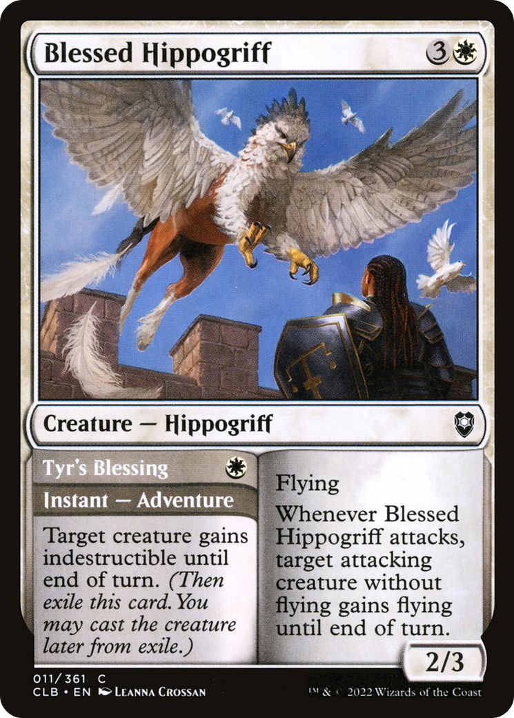 Blessed Hippogriff (11) [Commander Legends: Battle for Baldur's Gate] - Deck Out Gaming