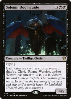 Solemn Doomguide (672) [Commander Legends: Battle for Baldur's Gate] - Deck Out Gaming