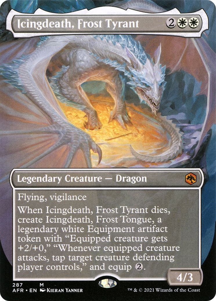Icingdeath, Frost Tyrant (287) [Adventures in the Forgotten Realms] foil - Deck Out Gaming