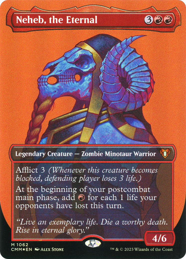 Neheb, the Eternal (Textured Foil) (1062) [Commander Masters] foil - Deck Out Gaming