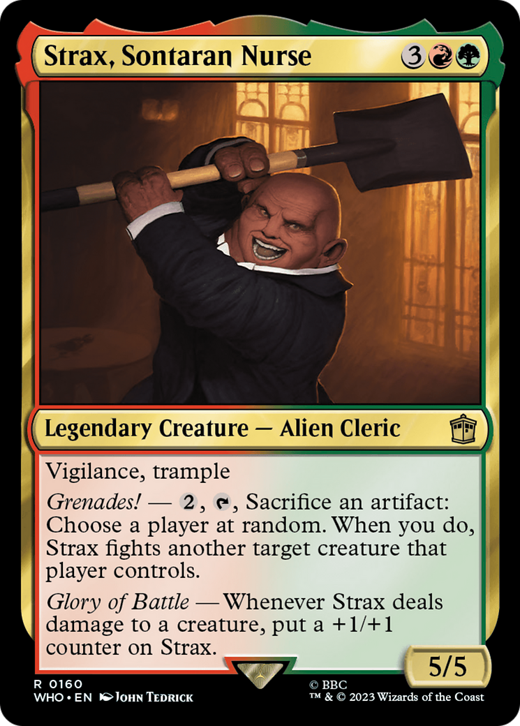 Strax, Sontaran Nurse (160) [Doctor Who] foil - Deck Out Gaming