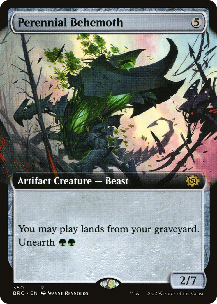 Perennial Behemoth (Extended Art) (350) [The Brothers' War] - Deck Out Gaming