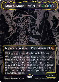 Atraxa, Grand Unifier (Oil Slick Raised Foil) (357) [Phyrexia: All Will Be One] foil - Deck Out Gaming