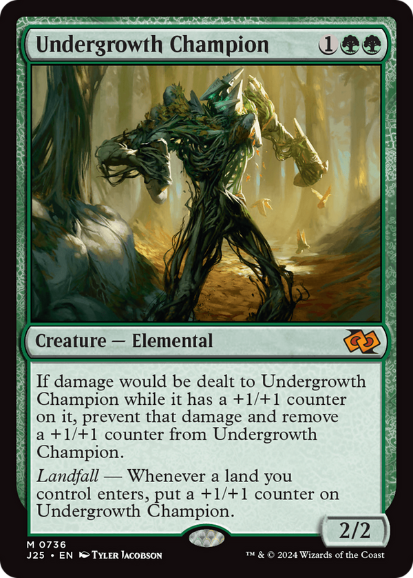 Undergrowth Champion (736) [Foundations Jumpstart] - Deck Out Gaming