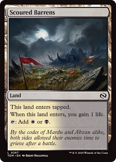 Scoured Barrens (267) [Tarkir: Dragonstorm] foil - Deck Out Gaming