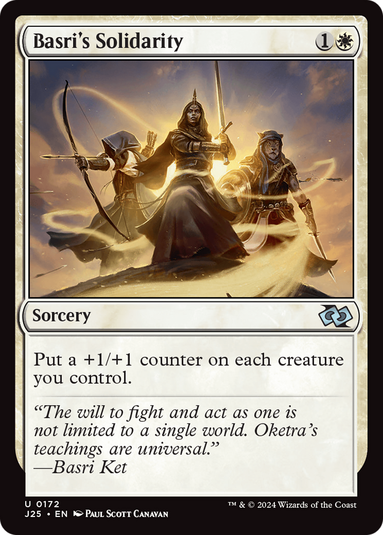 Basri's Solidarity (172) [Foundations Jumpstart] - Deck Out Gaming