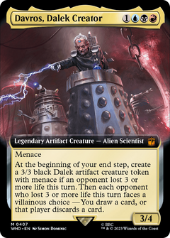 Davros, Dalek Creator (Extended Art) (407) [Doctor Who] foil - Deck Out Gaming