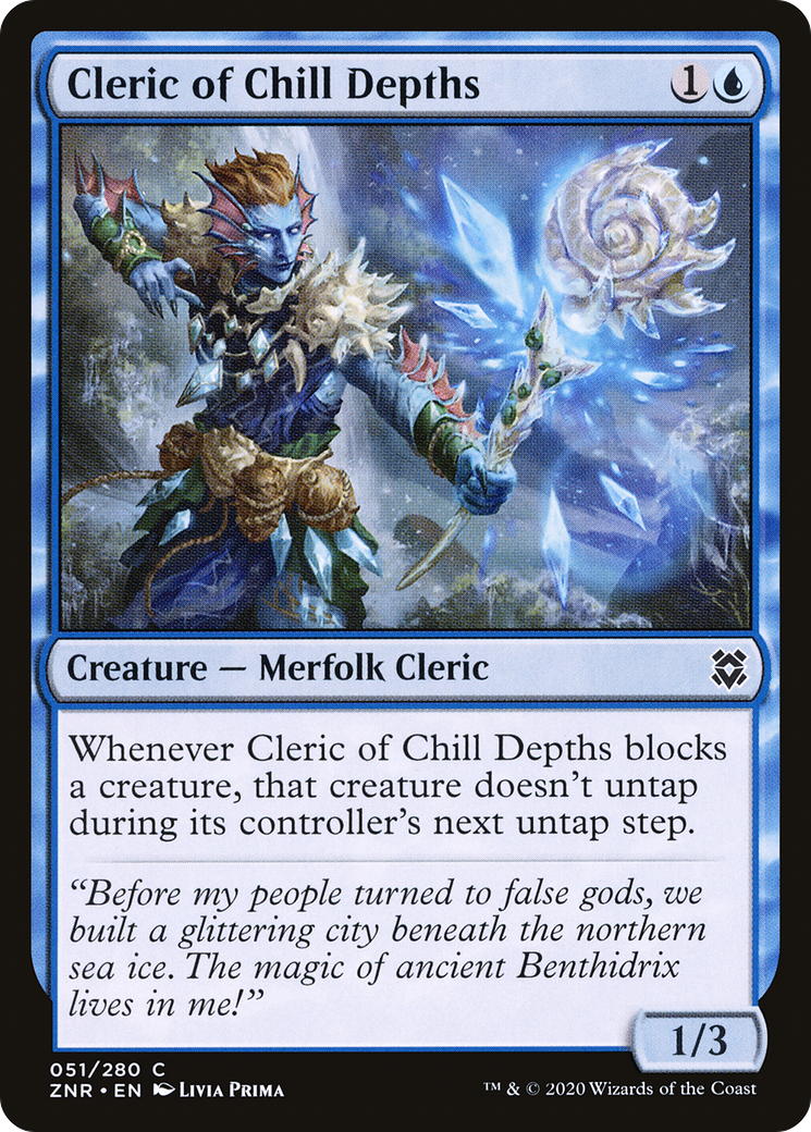 Cleric of Chill Depths (51) [Zendikar Rising] - Deck Out Gaming