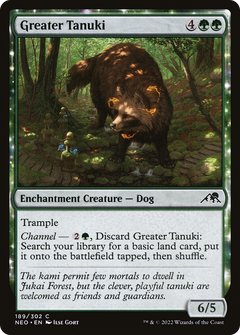 Greater Tanuki (189) [Kamigawa: Neon Dynasty] foil - Deck Out Gaming