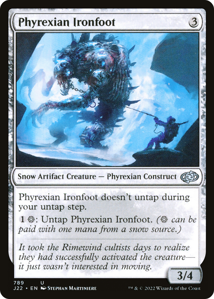 Phyrexian Ironfoot (789) [Jumpstart 2022] - Deck Out Gaming