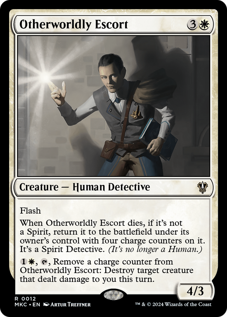 Otherworldly Escort (12) [Murders at Karlov Manor Commander] - Deck Out Gaming