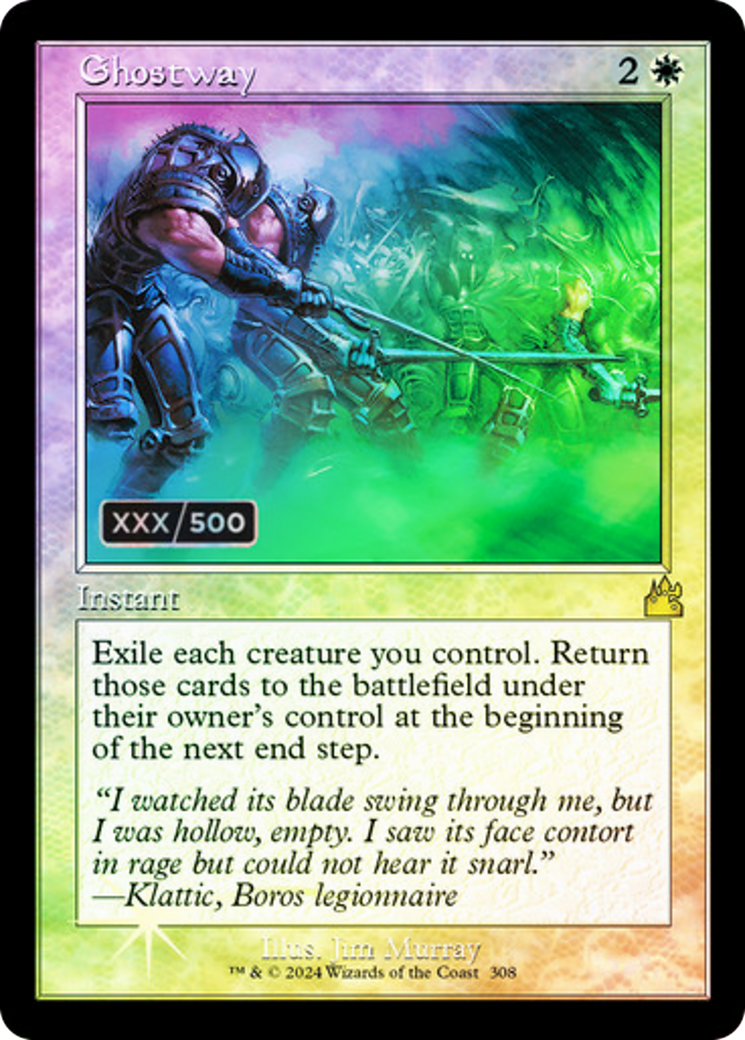 Ghostway (Retro Frame) (Serial Numbered) (308) [Ravnica Remastered] foil - Deck Out Gaming