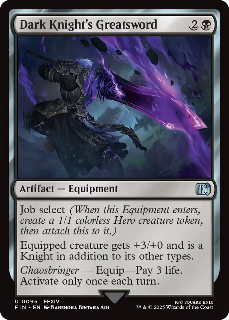 Dark Knight's Greatsword (95) [FINAL FANTASY] foil - Deck Out Gaming