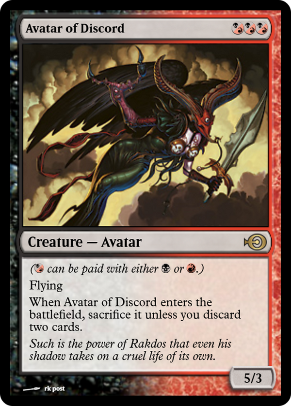 Avatar of Discord (32031) [Magic Online Promos] foil - Deck Out Gaming