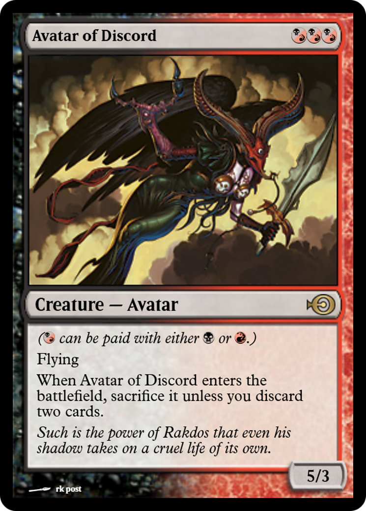 Avatar of Discord (32031) [Magic Online Promos] foil - Deck Out Gaming