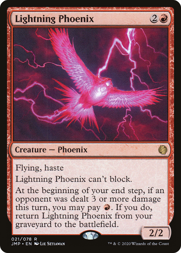 Lightning Phoenix (21) [Jumpstart] - Deck Out Gaming