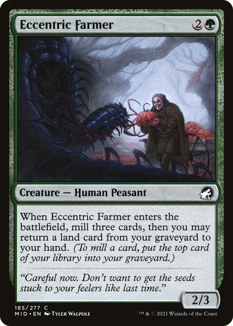Eccentric Farmer (185) [Innistrad: Midnight Hunt] foil - Deck Out Gaming