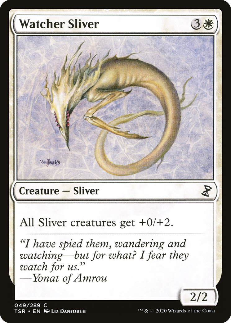 Watcher Sliver (49) [Time Spiral Remastered] foil - Deck Out Gaming