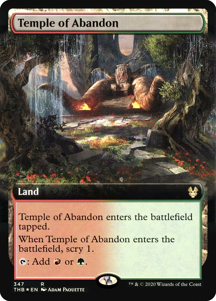 Temple of Abandon (347★) [Theros Beyond Death] foil - Deck Out Gaming