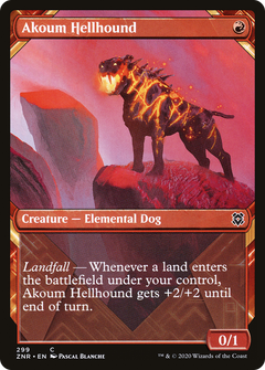 Akoum Hellhound (299) [Zendikar Rising] - Deck Out Gaming