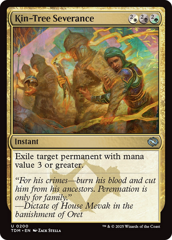 Kin-Tree Severance (200) [Tarkir: Dragonstorm] foil - Deck Out Gaming