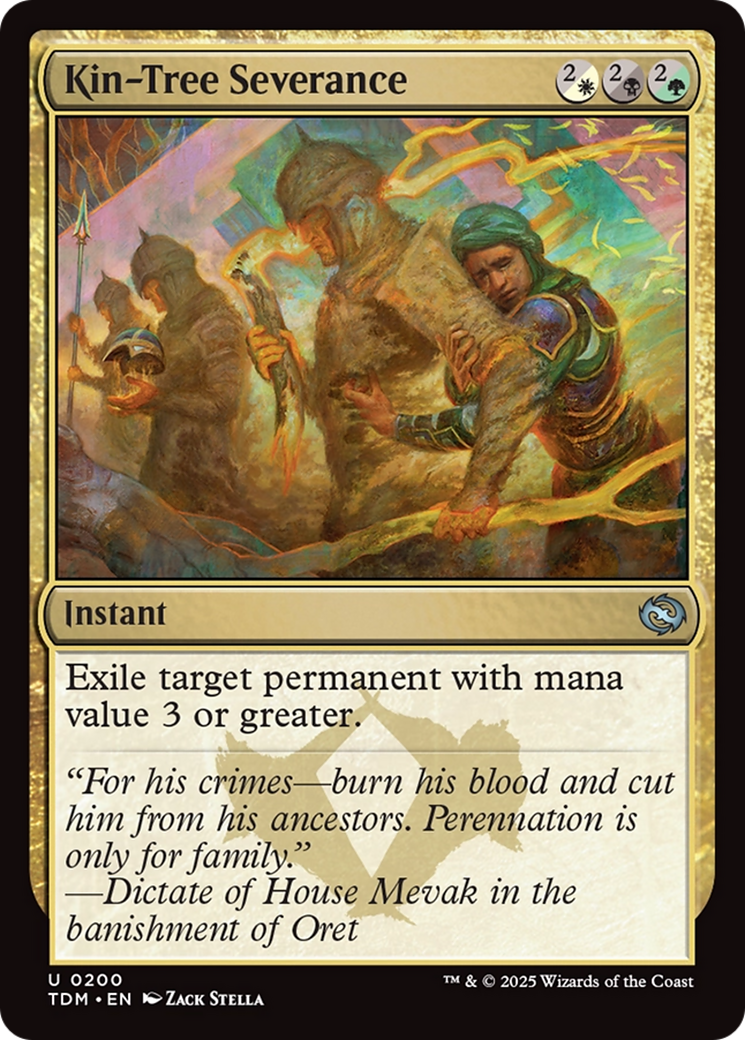 Kin-Tree Severance (200) [Tarkir: Dragonstorm] foil - Deck Out Gaming