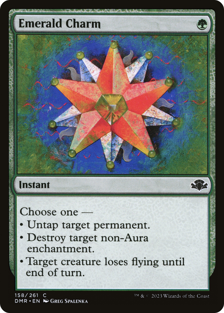 Emerald Charm (158) [Dominaria Remastered] - Deck Out Gaming