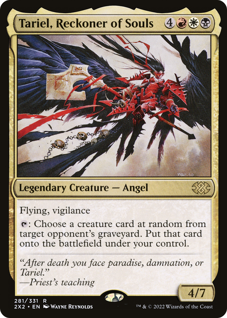 Tariel, Reckoner of Souls (281) [Double Masters 2022] - Deck Out Gaming
