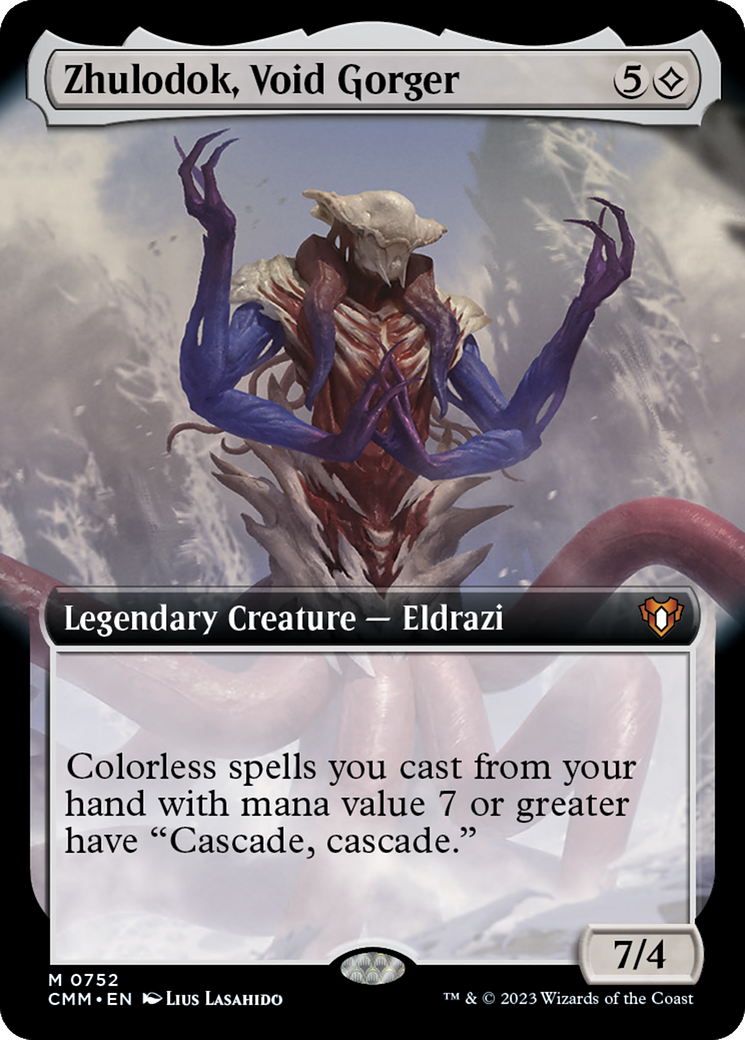 Zhulodok, Void Gorger (Extended Art) (752) [Commander Masters] - Deck Out Gaming
